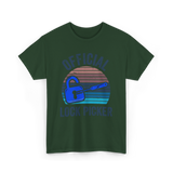 Official Lock Picker Lock Picking T-Shirt - Forest Green