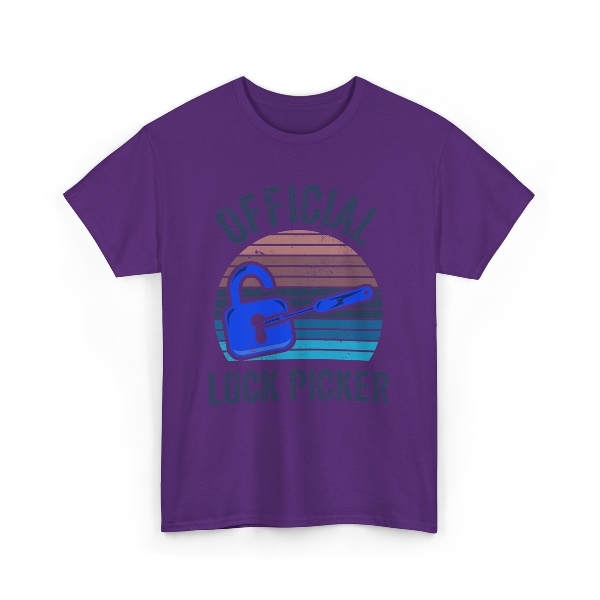 Official Lock Picker Lock Picking T-Shirt - Purple