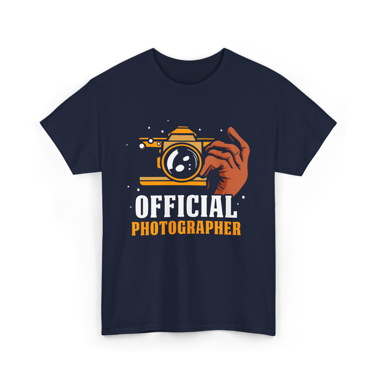 Official Photographer Photography Camera T-Shirt - Navy