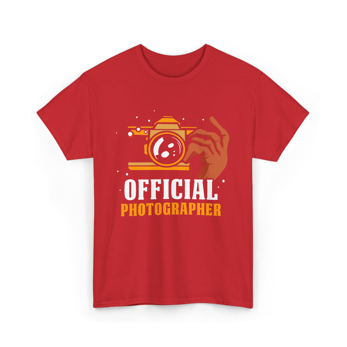 Official Photographer Photography Camera T-Shirt - Red