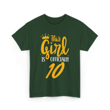 Officially 10 Years Birthday T-Shirt - Forest Green