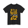 Officially 62 Birthday Age T-Shirt - Black