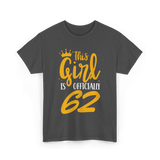 Officially 62 Birthday Age T-Shirt - Dark Heather