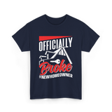 Officially Broke New Homeowner T-Shirt - Navy