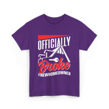 Officially Broke New Homeowner T-Shirt - Purple