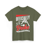 Officially Broke New Homeowner T-Shirt - Military Green