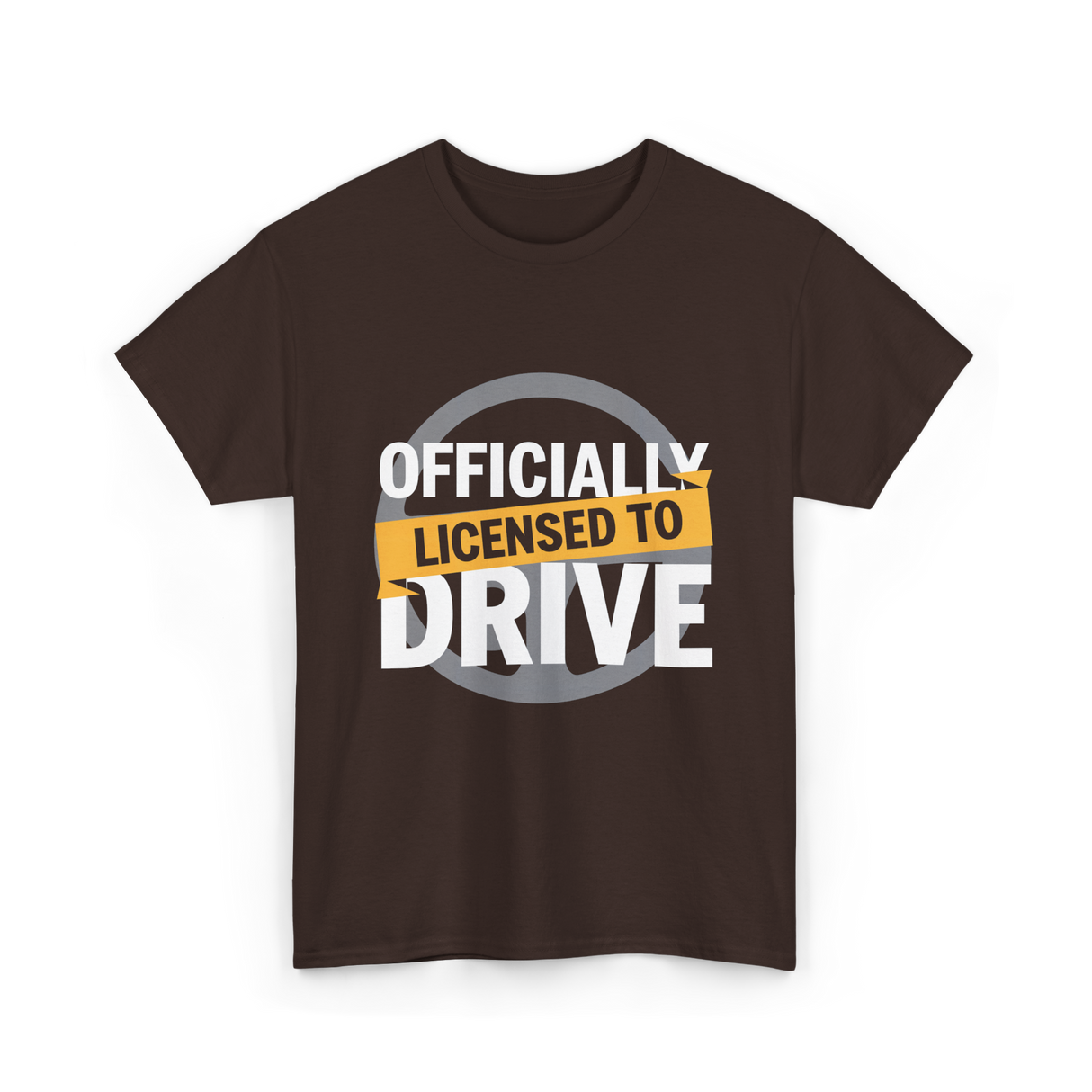 Officially Licensed Drive Driver T-Shirt - Dark Chocolate