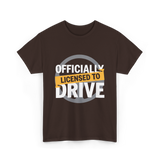 Officially Licensed Drive Driver T-Shirt - Dark Chocolate