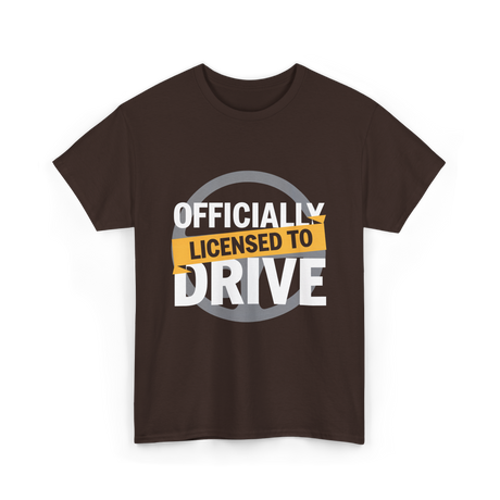 Officially Licensed Drive Driver T-Shirt - Dark Chocolate