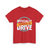 Officially Licensed Drive Driver T-Shirt - Red