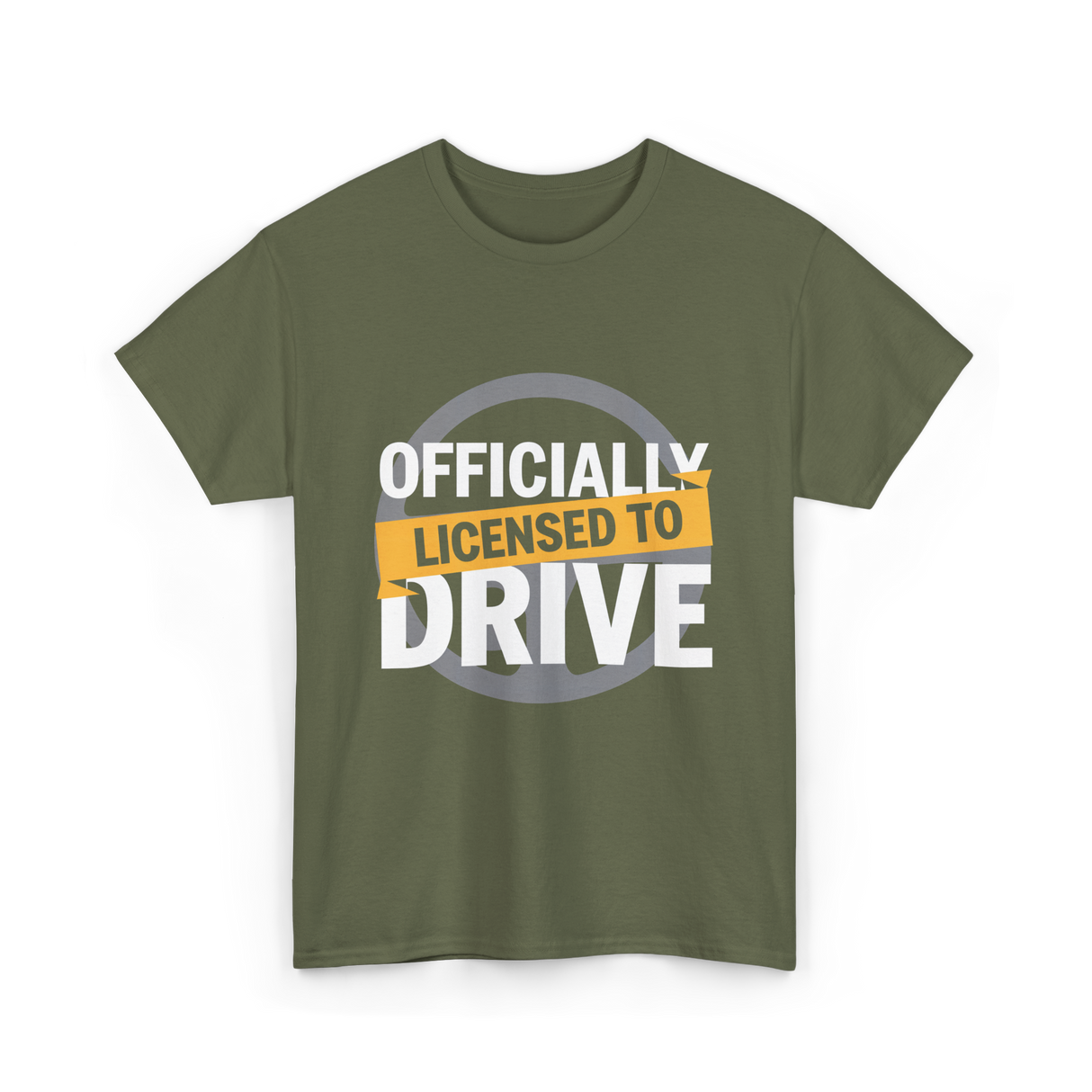 Officially Licensed Drive Driver T-Shirt - Military Green