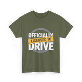 Officially Licensed Drive Driver T-Shirt - Military Green