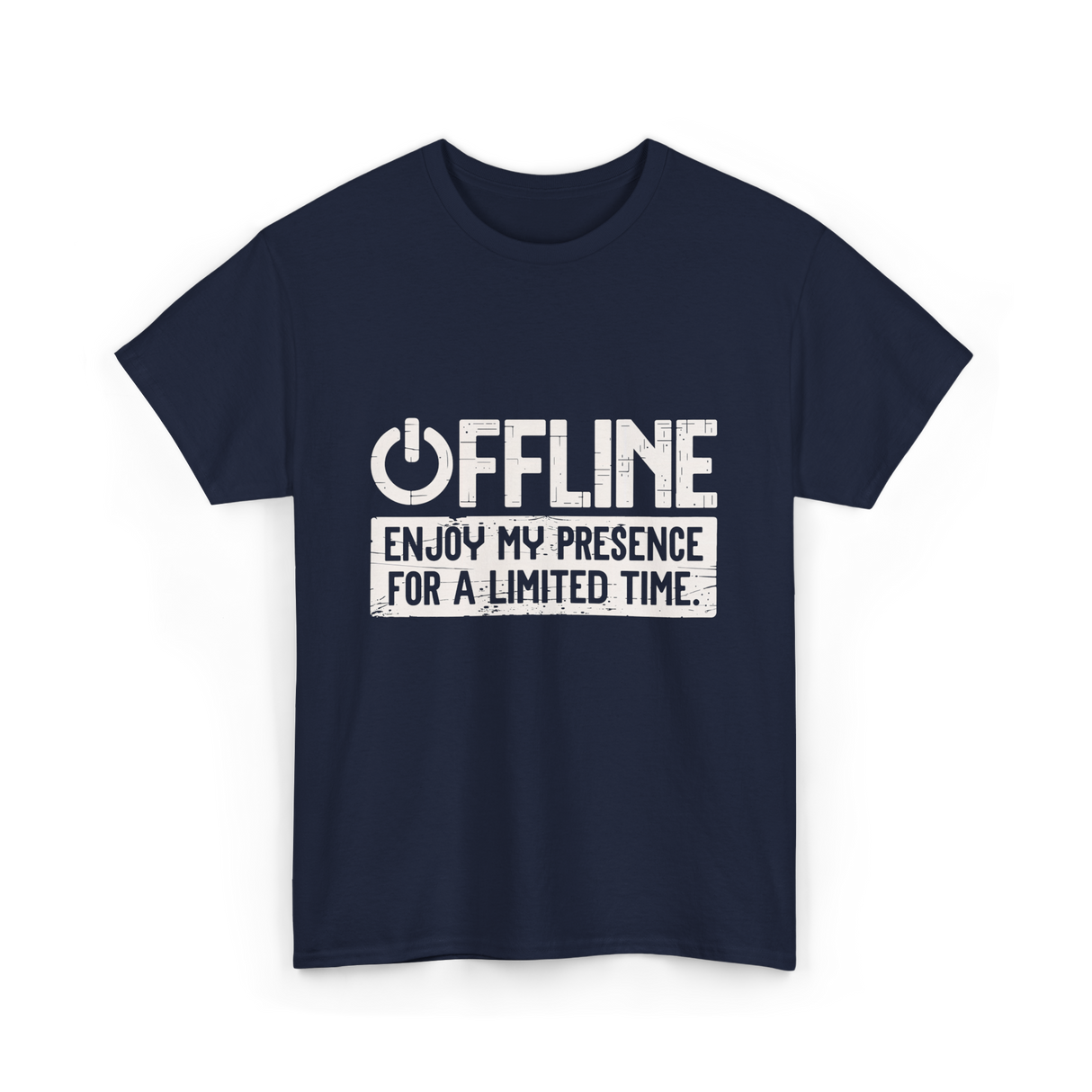 Offline Enjoy My Presence Gaming T-Shirt - Navy