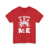 Oh Spare Me Bowling T-Shirt - Red