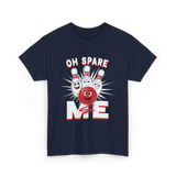 Oh Spare Me Bowling T-Shirt - Navy