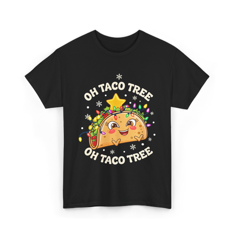 Oh Taco Tree Taco T-Shirt - Black