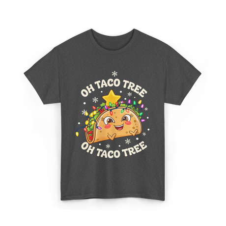 Oh Taco Tree Taco T-Shirt - Dark Heather