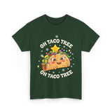 Oh Taco Tree Taco T-Shirt - Forest Green