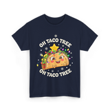 Oh Taco Tree Taco T-Shirt - Navy