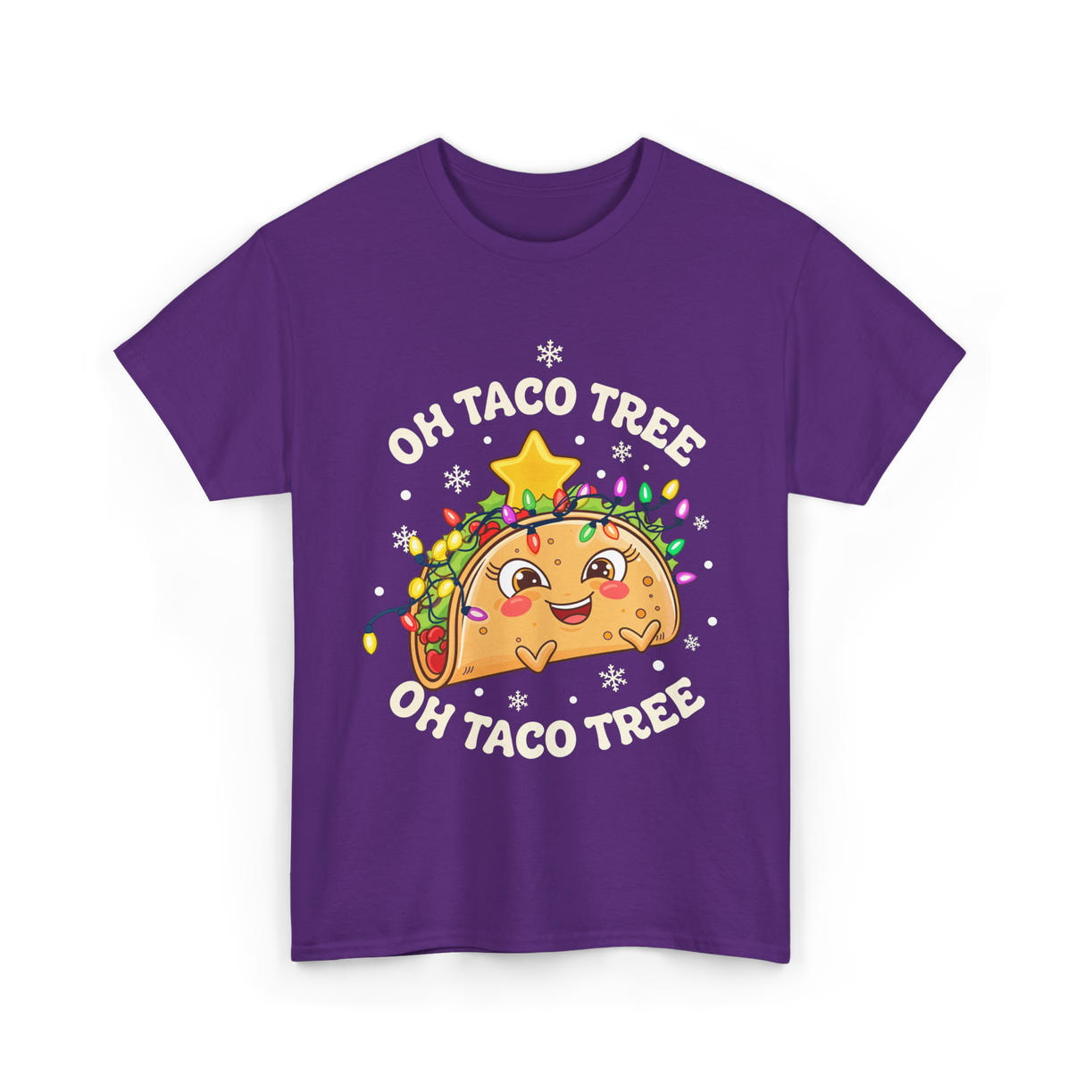 Oh Taco Tree Taco T-Shirt - Purple