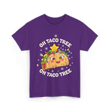 Oh Taco Tree Taco T-Shirt - Purple