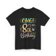 OMG It's My 8th Birthday T-Shirt - Black