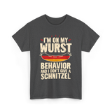 On My Wurst Behavior Schnitzel T-Shirt - Dark Heather