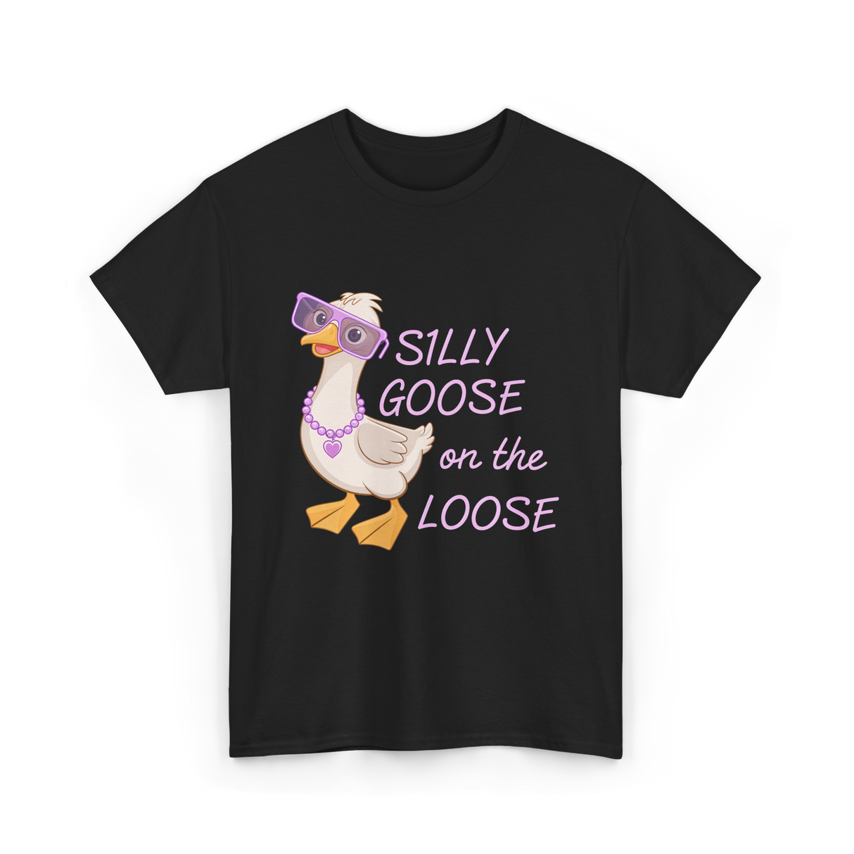 On The Loose Goose T-Shirt - Black