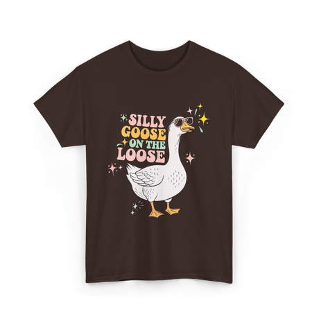 On The Loose Goose T-Shirt - Dark Chocolate