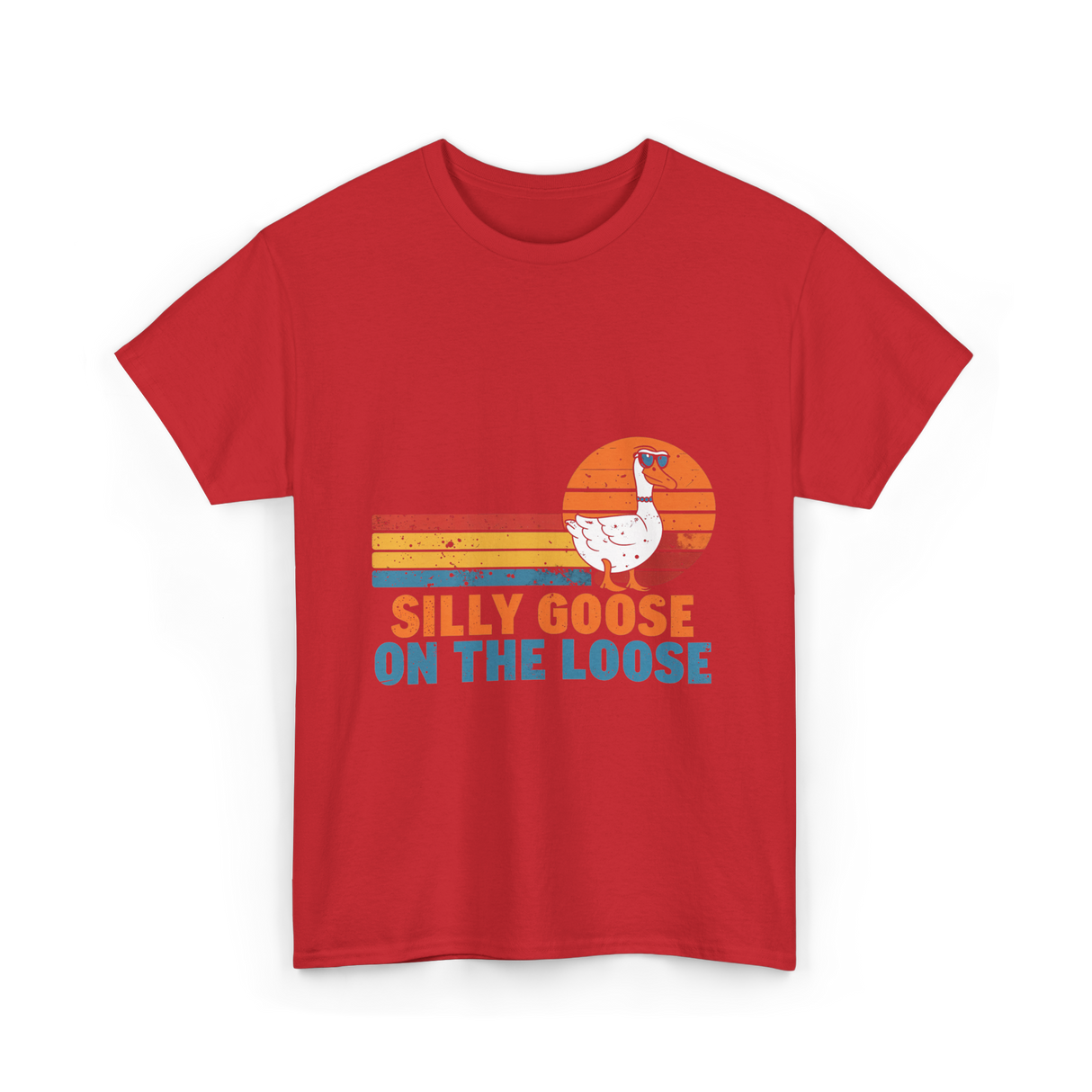 On The Loose Goose T-Shirt - Red