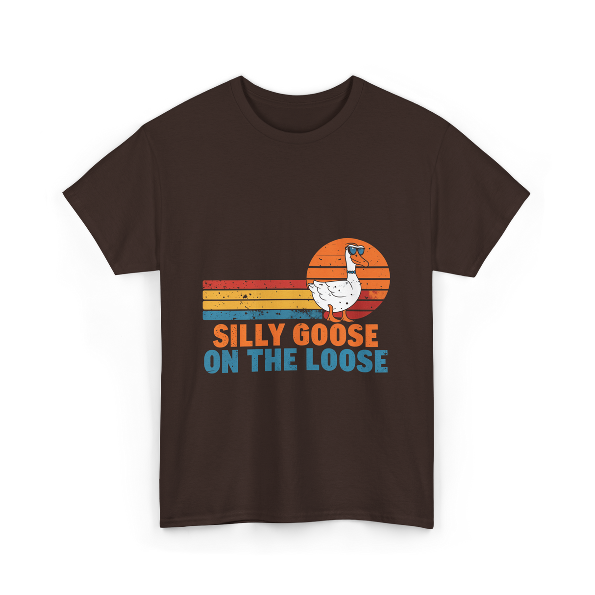 On The Loose Goose T-Shirt - Dark Chocolate