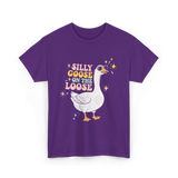 On The Loose Goose T-Shirt - Purple