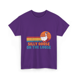 On The Loose Goose T-Shirt - Purple