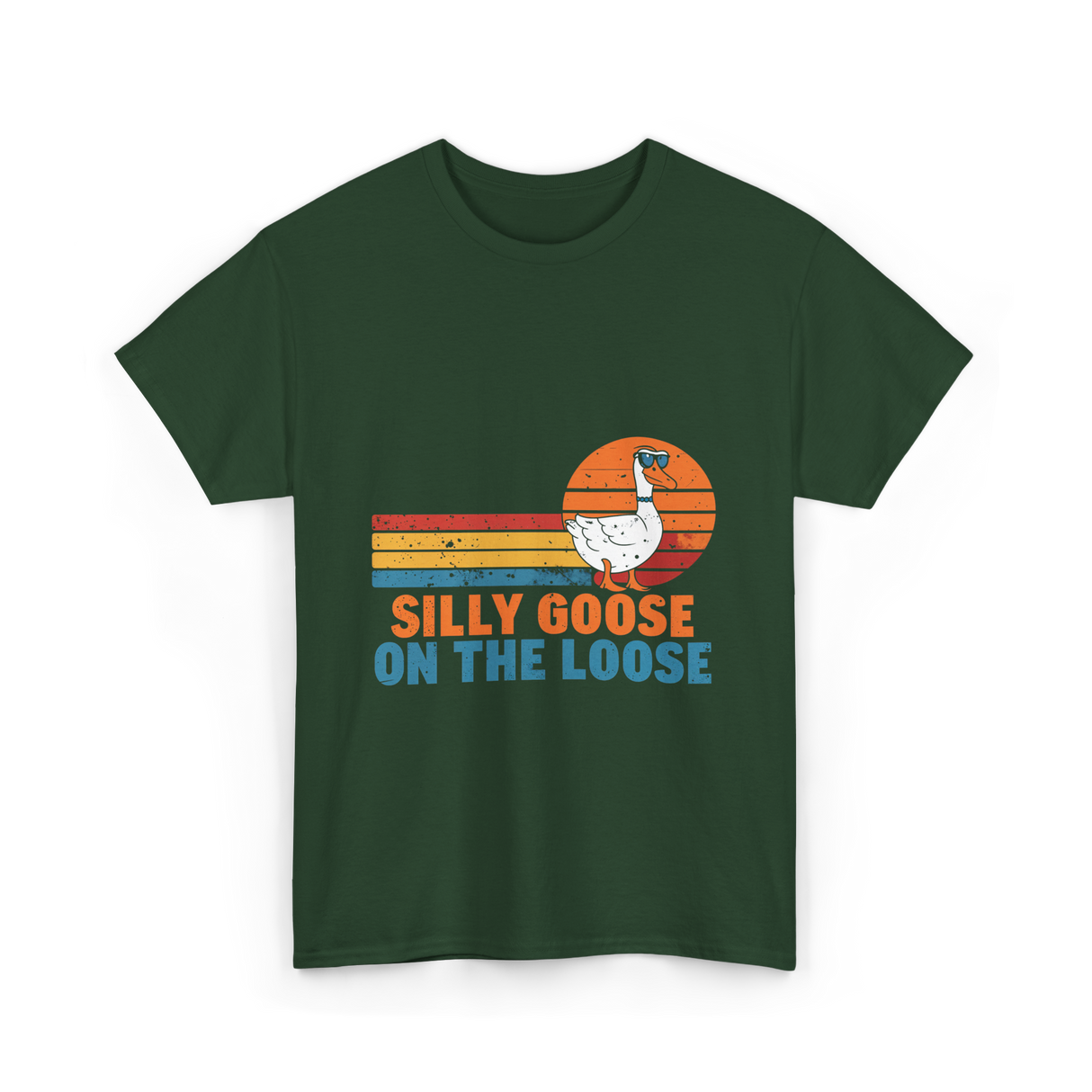 On The Loose Goose T-Shirt - Forest Green