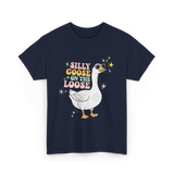 On The Loose Goose T-Shirt - Navy