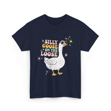 On The Loose Goose T-Shirt - Navy