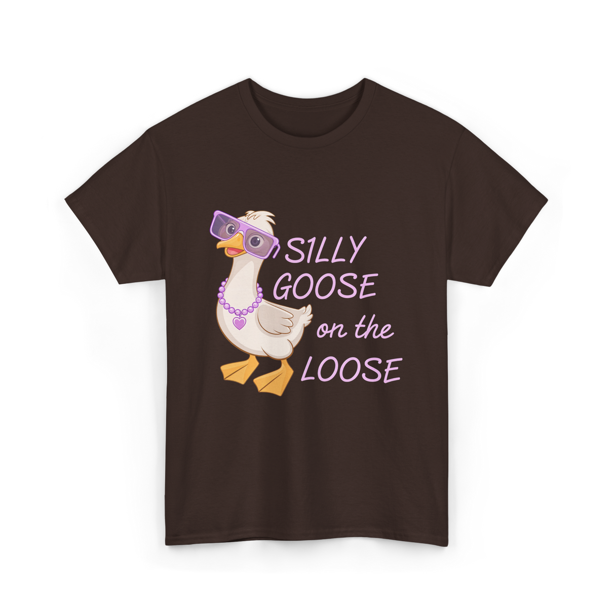 On The Loose Goose T-Shirt - Dark Chocolate