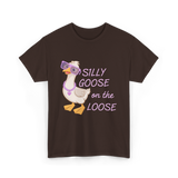 On The Loose Goose T-Shirt - Dark Chocolate