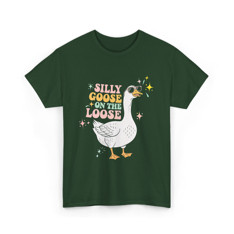 On The Loose Goose T-Shirt - Forest Green