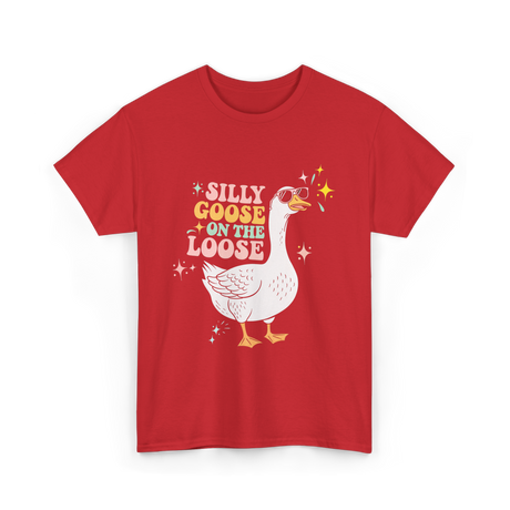 On The Loose Goose T-Shirt - Red