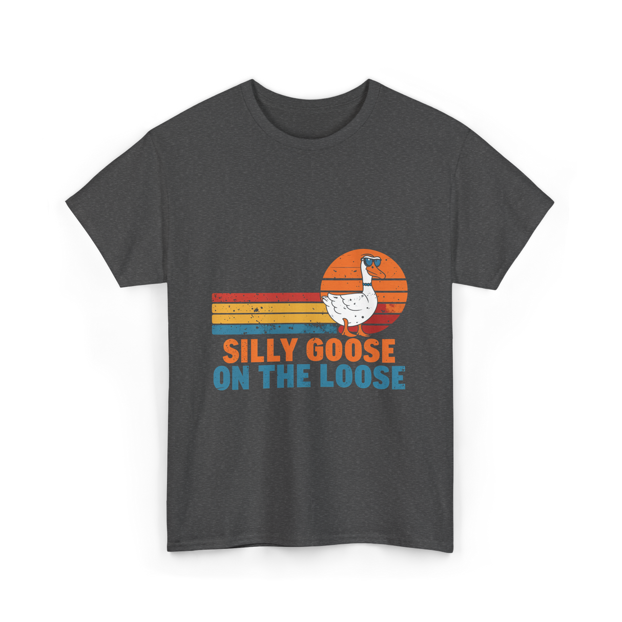 On The Loose Goose T-Shirt - Dark Heather