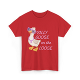 On The Loose Goose T-Shirt - Red