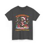 On The Naughty List Dachshund T-Shirt - Dark Heather