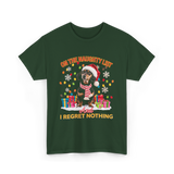 On The Naughty List Dachshund T-Shirt - Forest Green