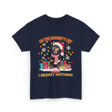 On The Naughty List Dachshund T-Shirt - Navy