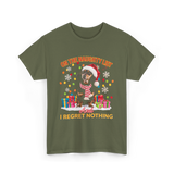 On The Naughty List Dachshund T-Shirt - Military Green