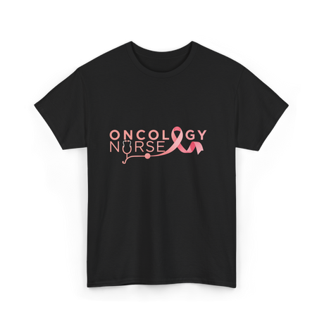 Oncology Nurse Cancer Awareness Nurse T-Shirt - Black