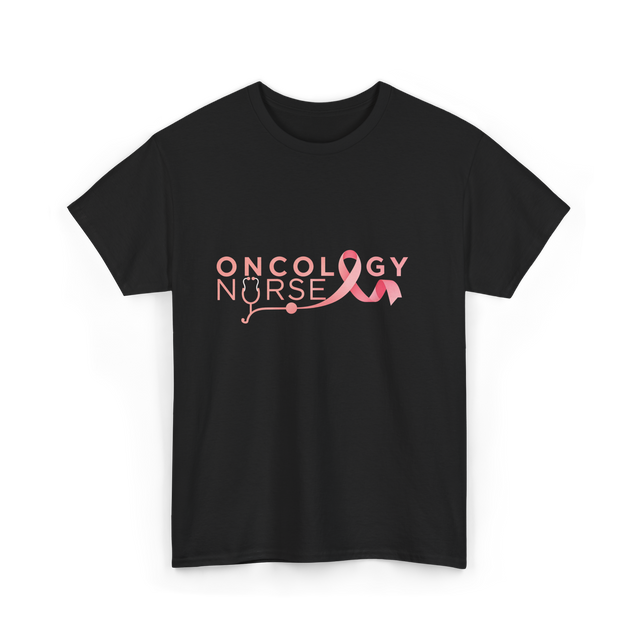 Oncology Nurse Cancer Awareness Nurse T-Shirt - Black