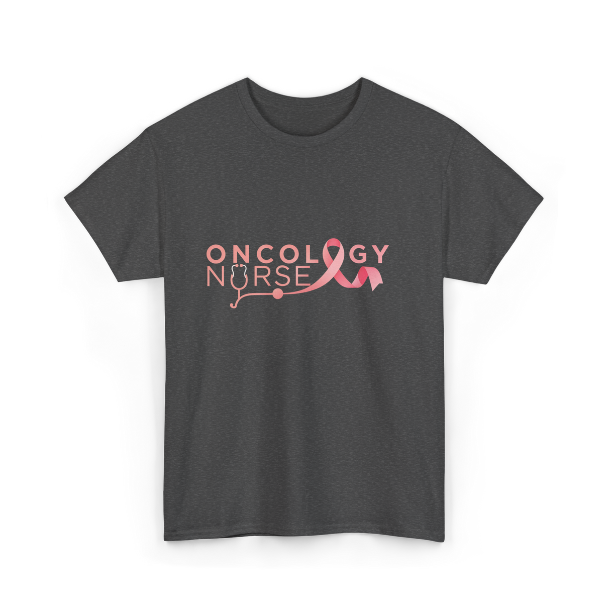 Oncology Nurse Cancer Awareness Nurse T-Shirt - Dark Heather