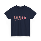 Oncology Nurse Cancer Awareness Nurse T-Shirt - Navy